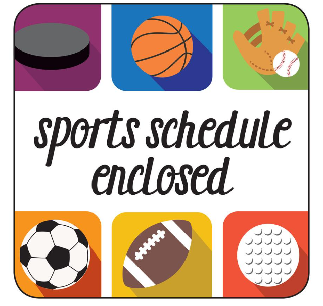 Fall Sports Schedules